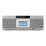 TOSHIBA AUREX Sidabrinis radijo magnetofonas TY-AK21(S) Didelės rai&scaron;kos SD/USB/CD