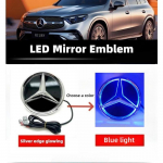 Automobilio grotelių ženklelis 3D Priekinis emblema LED žibintai Mercedes Benz W205 W212 W213 W204 ML W166 CLA C117 W176 W177 E GLA GLC GLE Metris 2015-2019