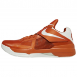 Nike KD 4 kvėpuojantys at&scaron;okantys su sukibimu žemi krep&scaron;inio bateliai vyri&scaron;ki oranžiniai IB3555-800 47.5