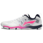 Li Ning Amortizuojantys, Atsparūs dilimui žemi stalo teniso bateliai Unisex Balti Rožiniai APPU023-8 41.5