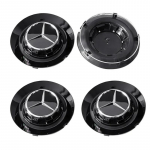 4 VNT. 147 mm C-1028 17028 Automobilio rato centrinės stebulės dangtelis Ženklelis Logotipas Mercedes Benz AMG G350 G500 G63 S680 GLS600 Priedai