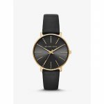 Michael Kors Pyper Aukso spalvos ir odinis laikrodis MK2747 auksas