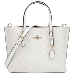 Coach Mollie Klasikinis Totas su Visu Spaudiniu Pirkinių Krep&scaron;ys Pečių Crossbody Krep&scaron;ys Drobės ir Odos Rankinė 25 Moteri&scaron;kas Totas C4250-IMRFF Basic Set (Bag+Dust Bag)