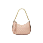 Michael Kors MK Jet Set Charm Monogram Vintage Eleganti&scaron;kas Logotipas Drobė Su Odine Peties Rankinė Moteri&scaron;ka Peties Rankinė Baleto Rožinė 32H1GT9C1B-BALLET Basic Set (Bag+Dust Bag)