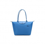 Longchamp Le Pliage Club 31 Audinio Ilgos Rankenos Pirkinių Krep&scaron;ys Peties Krep&scaron;ys Didelis Moteri&scaron;kas tote krep&scaron;ys Mėlynas 1899619P50 Blue