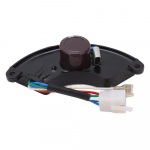 1 fazės 6 laidų automatinis įtampos reguliatorius, plastikinis korpusas, juodas AVR voltų reguliatorius, 450V 680UF įtampos reguliatoriaus priedas auksas