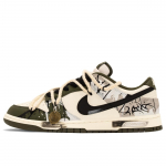 Nike Dunk Jia Atsparūs trinčiai Atsparūs trinčiai Žemi Kateboard batai Vyri&scaron;ki Žali Juodi HF5441-102(Komanda A-) 42.5