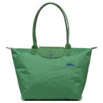 Longchamp Le Pliage serijos sulankstomas audinio pirkinių krep&scaron;ys su ilgomis rankenomis, Koldūno formos, peties krep&scaron;ys, moteri&scaron;ki krep&scaron;iai, Kaktuso žalias 1899619P25 Cactus Green