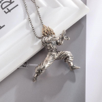 Pakabukas Super Saiyan Son Goku Saiyan Mados Juvelyrika Karoliai 50CM gray