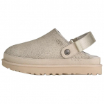 UGG Goldenstar Crackle Clog Leather Low top Casual Shoes Women's Ecru 1177853-CRCK 39.5 beige