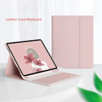 Dėklas su klaviatūra iPad 10 kartos, 10,9 colio, belaidis Bluetooth, magnetinis, odinis, iPad 10 dėklui, Funda Turkish white