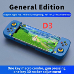 D8 Teleskopinis mobiliojo žaidimų kontroleris RGB ap&scaron;vietimas Mobiliojo telefono žaidimų pultelis Bluetooth-Compatible5.2 skirtas Android ApplePS3 PS4 Switch PC