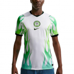Nike Dri-Fit 2026 Sezonas Nigerija I&scaron;vykos Gerbėjų Edition Spalvų Blokas Greitai Džiūstanti Megztinė Trumpomis Rankovėmis Futbolo Mar&scaron;kinėliai Vyrams vir&scaron;utiniai drabužiai IB5376-100 S