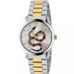Gucci YA1264075 G-Timeless Dvispalvis Vyri&scaron;kas Laikrodis 36mm