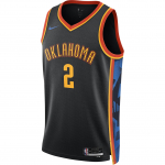 Nike Shai Gilgeous Alexander Oklahoma City Thunder 2024/25 Miesto Edition Vyri&scaron;ki Nike Dri FIT NBA Swingman mar&scaron;kinėliai FQ4353-010 XXL