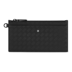 Montblanc Style 3.0 serijos Užtrauktuku Vienspalvė Reljefinė Pilno Grūdo Odos Delninukė Mini Vyri&scaron;ka Delninukė Juoda 129978 Box(Basic Set+Box)