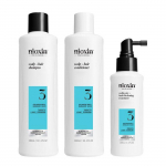 Nioxin Sistema 3 Rinkinys Trifazis &Scaron;ampūnas 300ml Kondicionierius 300ml Kaukė 100ml
