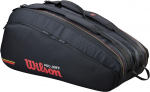 Wilson PRO STAFF CLASSIC Teniso raketės krep&scaron;ys Talpina iki 12 raketės Juodas WR8053801001 - (pagrįsti vidutinio svorio raketės) - juoda