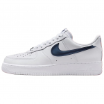 Nike Air Force 1 Low Team USA Vyri&scaron;ki sportbačiai Balti Metaliniai-Auksiniai-Vidurnakčio Mėlyni-Universiteto Raudoni IQ0407-100 43