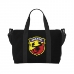 Abarth Vėsus Spaudinys Kelioniniai Krep&scaron;iai Unisex Atsparus Vandeniui Sulankstomas Vienos Nakties Krep&scaron;ys su Peties Dirželiu Lengvas Sporto Salės Jogos Krep&scaron;ys