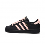 Adidas Originals SUPERSTAR Neslystantys Atsparūs dilimui Žemi Kateboardo Batai Unisex Juodi EG4959(Komanda746-) 36