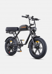 ENGWE M1 250W 48V 15.6/28.6AH Dviguba ličio baterija Elektrinis dviratis Dviguba pakaba 20 colių storos padangos Kalnų elektrinis dviratis M1-48V15.6AH250W-B