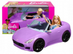 Barbie Kabrioletas Violetinis Automobilis Lėlėms Barbie Rinkinys Su Lėle