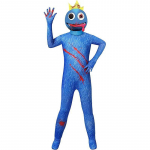 Spalvingas Roblox Rainbow Friends Cosplay Kostiumas Jumpsuit Vaikams Ir Suaugusiems 170 mėlyna