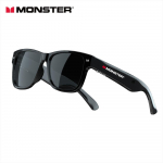 Monster Glasses S01 Ausinės Belaidės Bluetooth 5.0 Saulės akiniai Lauko Sportas ausinės Skambinimas Muzika Akiniai juoda