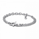 Pandora Star modelio 925 sidabro apyrankė moteri&scaron;kas modelis 592409C01 sidabras