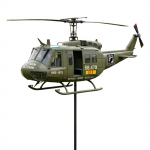 2D plok&scaron;čios kiemo dekoracijos kuoliukai Vietnamo karo veteranas UH-1 sraigtasparnio vėjeliai kiemui ir sodui sodui, verandai, terasai veteranų dovana