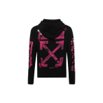 OFF WHITE Diag Stencil Hoody OMBB034R190030151028 M juoda