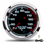 Universalus vandens temperatūros matuoklis 7 spalvų LED ekranas 52mm 12V Su jutikliu 40-140℃ gray