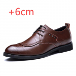 Vyri&scaron;ki Paauk&scaron;tinantys Batai Vyri&scaron;ki Verslo Proginiai Batai Padidinantys Auk&scaron;tį 6cm Nematomi Vidpadžiai Batai Vyrui Vestuvių Jaunikio Batai 45 gray