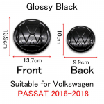 Skirta VW Passat B8 2016 2017 2018 Logotipas Automobilio ženklelis Variklio dangtis Priekinės grotelės Galinės bagažinės emblema Dekoratyviniai priedai Atsarginės dalys