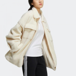 Adidas Originals Sherpa Striukė Moteri&scaron;ka Balta HC6602 30 beige
