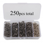 Nerūdijančio plieno didelio stiprumo 65 LBS pasukami ir fiksatoriai, skirti e&scaron;eriams žvejoti sūriame ir gėlame vandenyje 50pcs