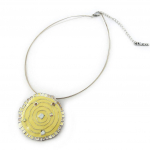 Les Tr&eacute;sors De Lily [E0388] - Collier Cr&eacute;ateur 'Gaudi' Beige smėlis