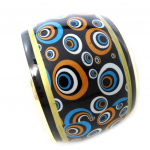 Les Tr&eacute;sors De Lily [M4180] - Bracelet cr&eacute;ateur 'Bohemian Rhapsody' bleu orange noir įvairiaspalvis