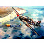 5d &bdquo;pasidaryk pats&ldquo; deimantų siuvinėjimas &bdquo;Danguje skraidantis lėktuvas armijos lėktuvas&ldquo; Kryžminio dygsnio namų dekoravimas 20X30CM