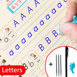 1Stebuklingos ra&scaron;ymo pastos rinkinys Vaikų darželio grioveliai, prie&scaron; mokyklą ra&scaron;ymo lenta kietu ra&scaron;ikliu Letters