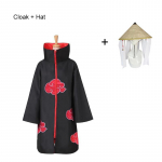 Scione Anime animacinis filmas Uchiha Itachi Cosplay Helovino Kalėdų vakarėlio kostiumas, apsiaustas kepurė Visas komplektas XL