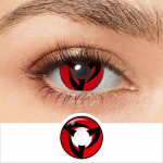 Sharingan Eye Cosplay kontaktiniai lę&scaron;iai akims Raudoni Helovino kontaktiniai lę&scaron;iai Spalvoti kontaktiniai lę&scaron;iai anime priedams