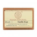 Natūralus rankų darbo muilas su vanile: probleminei odai (125 g), Vanilinis muilas rankų darbo, Khadi Natural 6.875