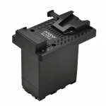 Andoer V-Lock V Mount Baterijos Plok&scaron;telė prie NP-F Dummy Baterijos Adapterio Įmontuotas Baterijos Dekodavimo Lustas juoda
