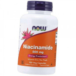 Niacinamidas, Niacinamidas 500, Now Foods 100 daržovių kepurėlių (36128321) 100vcaps