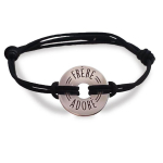 Les Tr&eacute;sors De Lily [R4083] - Bracelet homme 'Fr&egrave;re Ador&eacute;' argent&eacute; - 20 mm sidabras