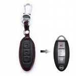 Odinis automobilio rakto dėklas, skirtas Nissan Qashqai J11 X-Trail T31 T32 Vampira Pathfinder Murano Teana Juke automobilio rakto dangtelis 3 Buttons A