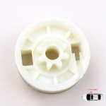 EWR122 Elektra valdomas lango pakėliklis ritininis krumpliaračio skriemulys priekinis de&scaron;inysis Mercedes Vito Viano Mixto V klasė MK2 W639 2003-2010 6397200146