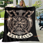 Vikingų senovės skandinavų runų kirviai 3D mink&scaron;ta antklodė Lengva flanelinė antklodė pikniko antklodė 150x200cm